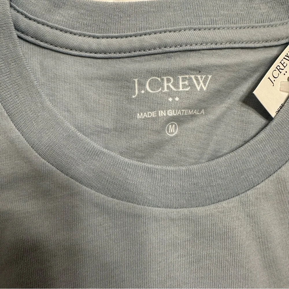 NWT J.Crew Men’s Blue tee shirts with Tailgate crew on front & picture on back.